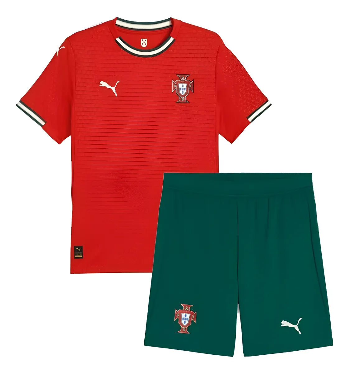 Conjunto infantil Seleção Portugal vermelho principal 2025