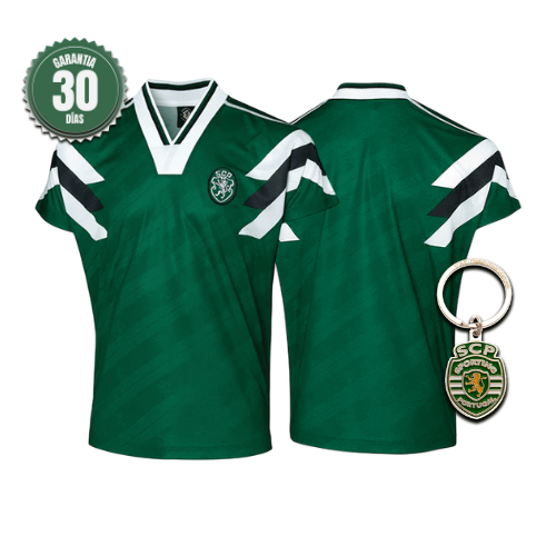 Camisola Sporting Vintage Verde Anos 90 2025/26 - ÚLTIMAS UNIDADES! 🦁💚