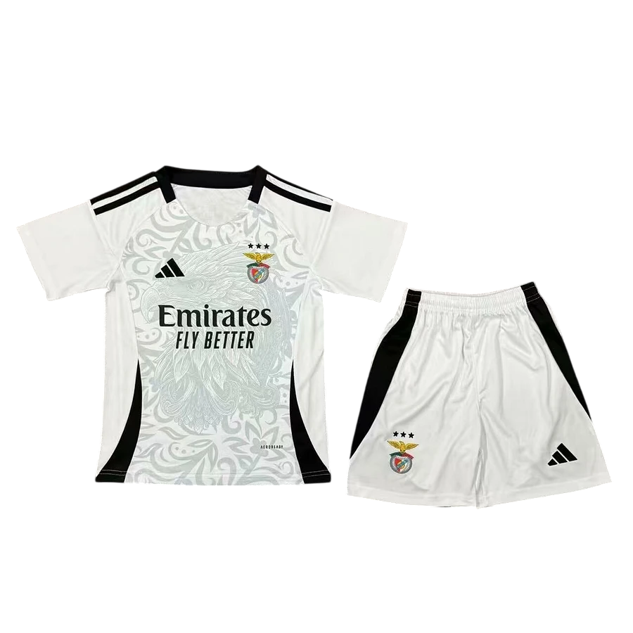 Conjunto Infantil Benfica Águia Branca 2025/26 - ÚLTIMAS UNIDADES! 🔥🦅