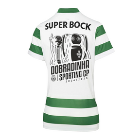 Camisola Feminina Sporting Principal BICAMPEÃO 2025/26 - LANÇAMENTO! 🦁🏆