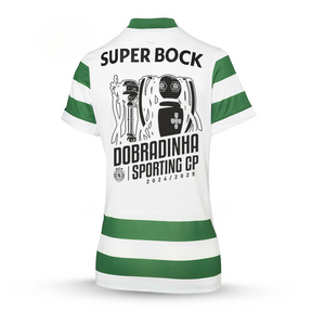 Camisola Feminina Sporting Principal DOBRADINHA 2025/26 - LANÇAMENTO! 🦁🏆🏆