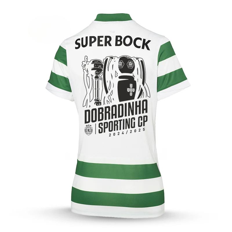 Camisola Feminina Sporting Principal DOBRADINHA 2025/26 - LANÇAMENTO! 🦁🏆🏆