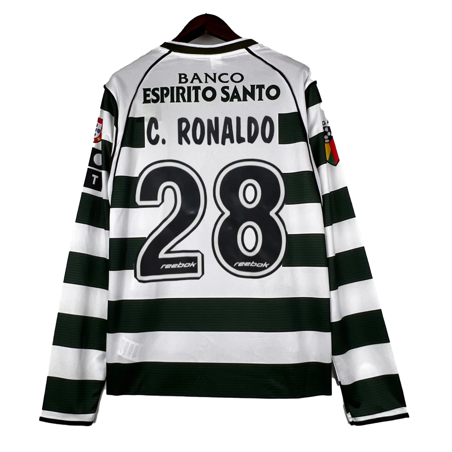 Camisola Sporting Manga Comprida Retro 2001/03 - Modelo Exclusivo!