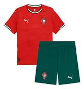 Conjunto infantil Seleção Portugal vermelho principal 2025