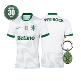 Camisola Sporting Alternativa Branca 2025/26 - LANÇAMENTO! 🔥💚