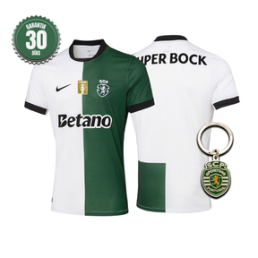 Camisola Sporting Stromp Quarto Equipamento 2025/26 - LANÇAMENTO! 🔥💚