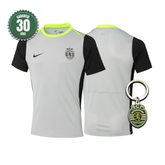 Camisola Sporting Treino Cinza 2025/26 - ÚLTIMAS UNIDADES! 🔥💚