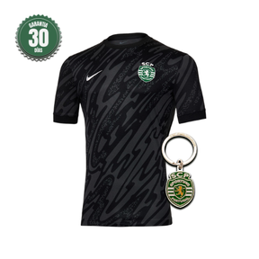Camisola Sporting Guarda-Redes Preta 2024/25 - ÚLTIMAS UNIDADES! 🔥💚