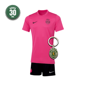 Conjunto Infantil Sporting Outubro Rosa 2024/25 - ÚLTIMAS UNIDADES! 🔥💖