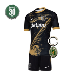Conjunto Infantil Sporting Terceiro “7” Ronaldo 2024/25 - LANÇAMENTO! 🔥💚