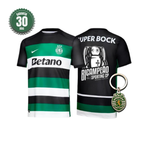 Camisola Sporting Principal BICAMPEÃO 2024/25 - MODELO EXCLUSIVO! 🦁🏆
