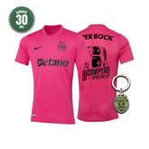 Camisola Sporting Outubro Rosa BICAMPEÃO 2024/25 - MODELO EXCLUSIVO! 🦁🏆