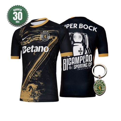 Camisola Sporting Terceiro “7” Ronaldo BICAMPEÃO 2024/25 - MODELO EXCLUSIVO! 🦁🏆