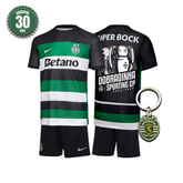 Conjunto Infantil Sporting Principal DOBRADINHA 2024/25 - MODELO EXCLUSIVO! 🦁🏆🏆