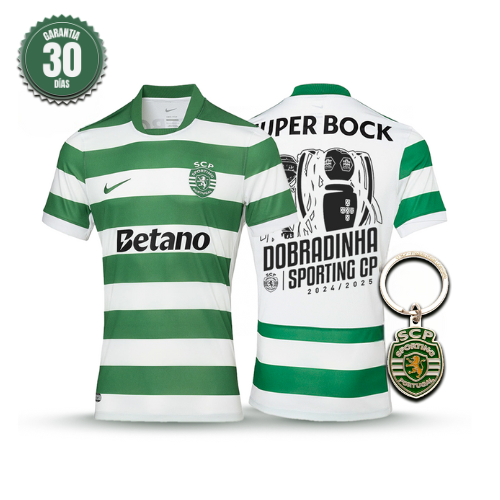 Camisola Sporting Principal DOBRADINHA 2025/26 - LANÇAMENTO! 🦁🏆🏆