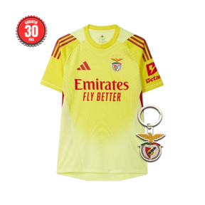 Camisola Benfica Guarda-Redes Amarela 2025/26 - ÚLTIMAS UNIDADES! 🔥🦅