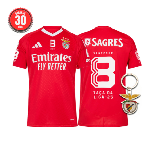 Camisola Benfica Principal Taça da Liga 2025 - MODELO EXCLUSIVO! 🔥🦅