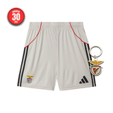 Calções Benfica Alternativos Beges 2025/26 - ÚLTIMAS UNIDADES! 🔥🦅