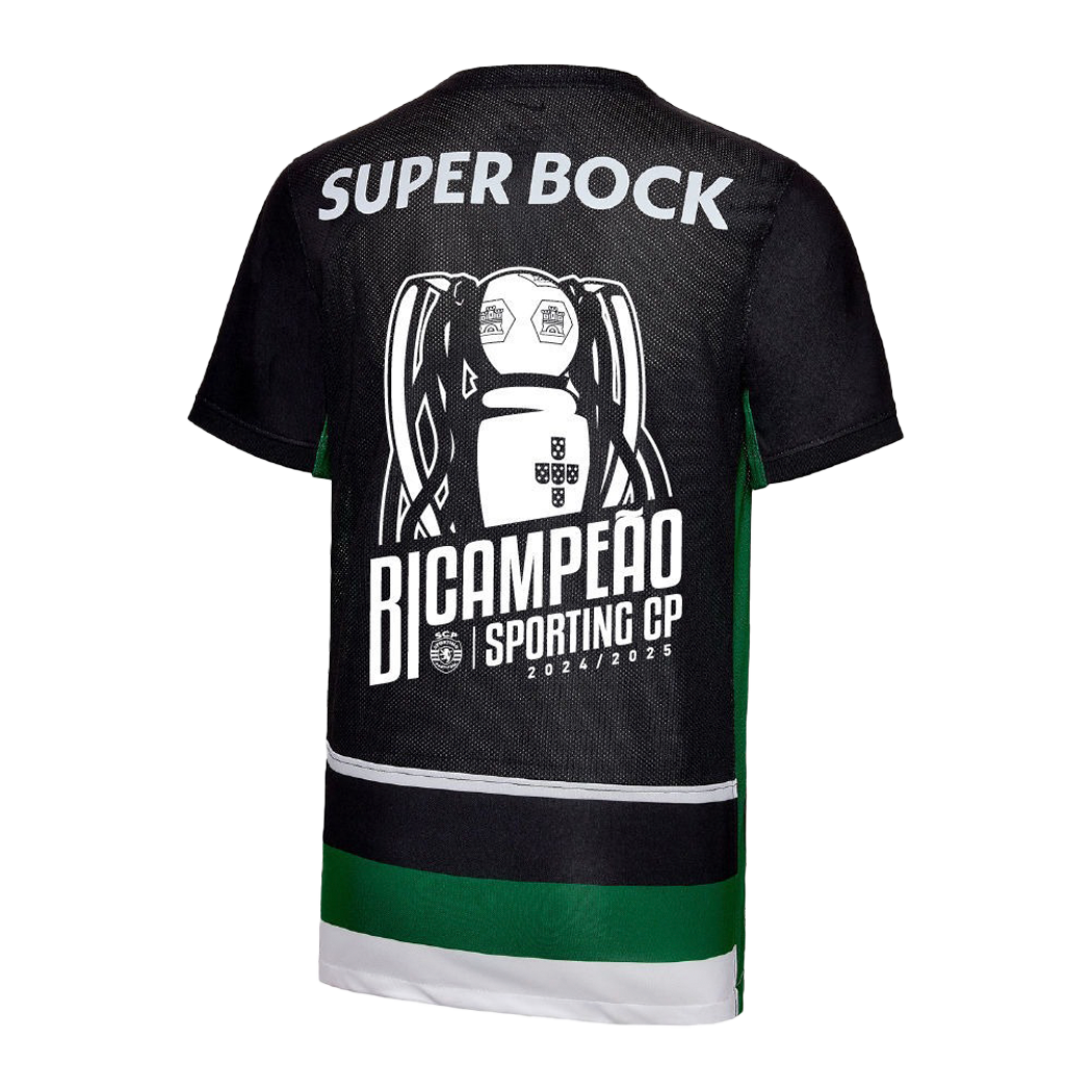 Camisola Sporting Principal BICAMPEÃO 2024/25 - MODELO EXCLUSIVO! 🦁🏆