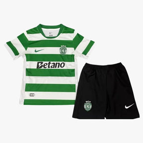 Conjunto Infantil Sporting Principal 2025/26 - LANÇAMENTO! 🔥💚