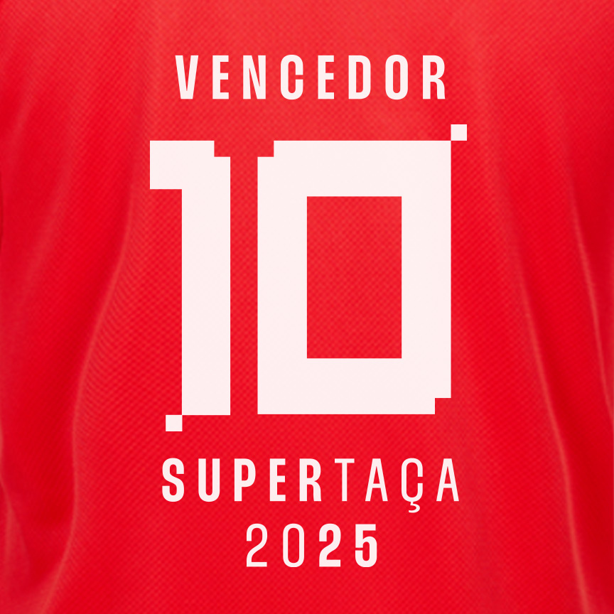 Camisola Benfica Principal Vencedor Supertaça 2025 - MODELO EXCLUSIVO! 🔥🦅