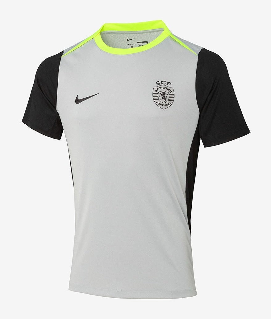 Camisola Sporting Treino Cinza 2025/26 - ÚLTIMAS UNIDADES! 🔥💚
