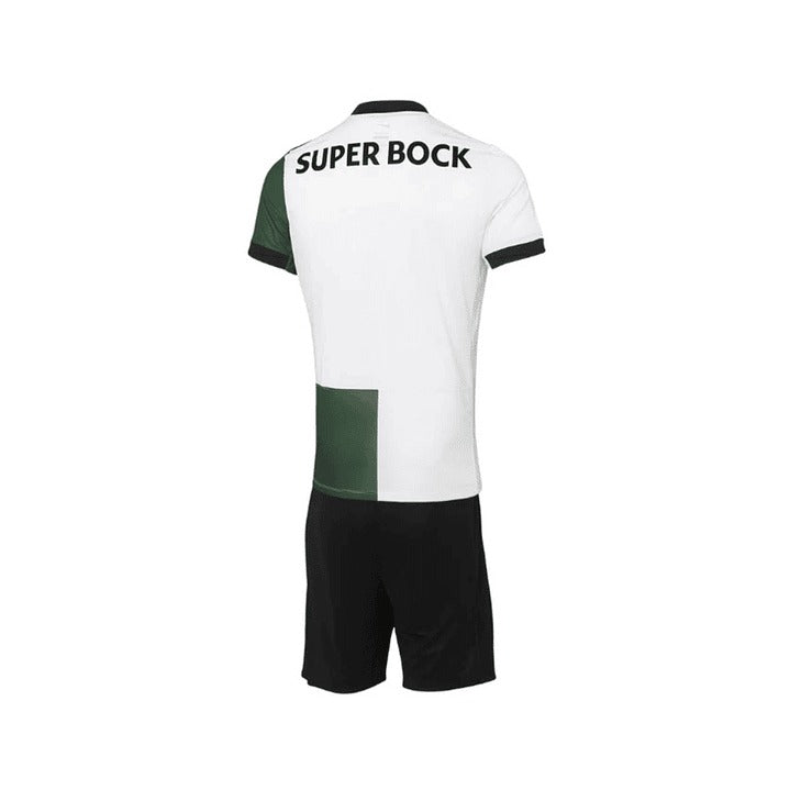 Conjunto Infantil Sporting Stromp Quarto Equipamento 2025/26 - LANÇAMENTO! 🔥💚