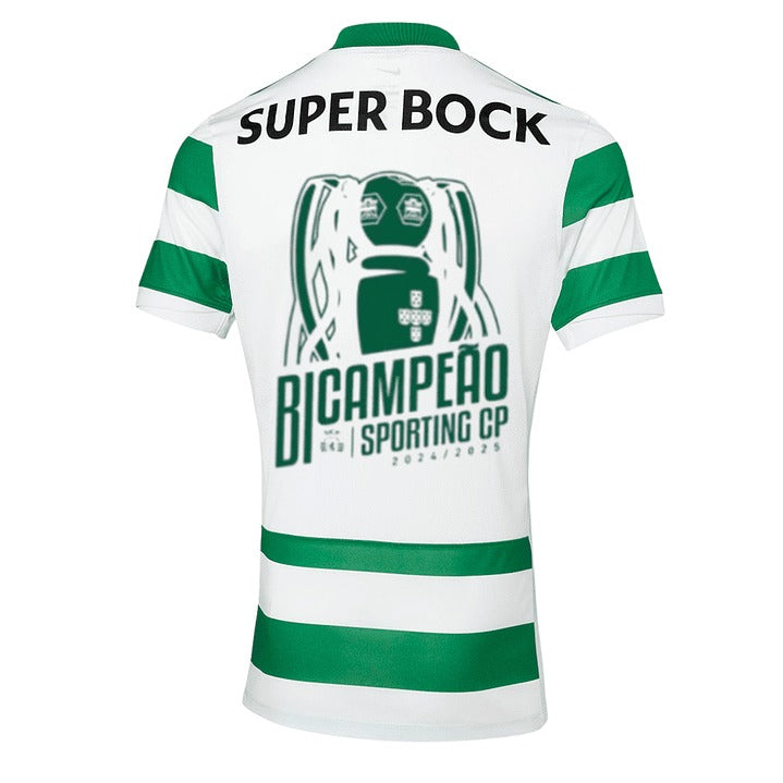 Camisola Sporting Principal BICAMPEÃO 2025/26 - LANÇAMENTO! 🦁🏆