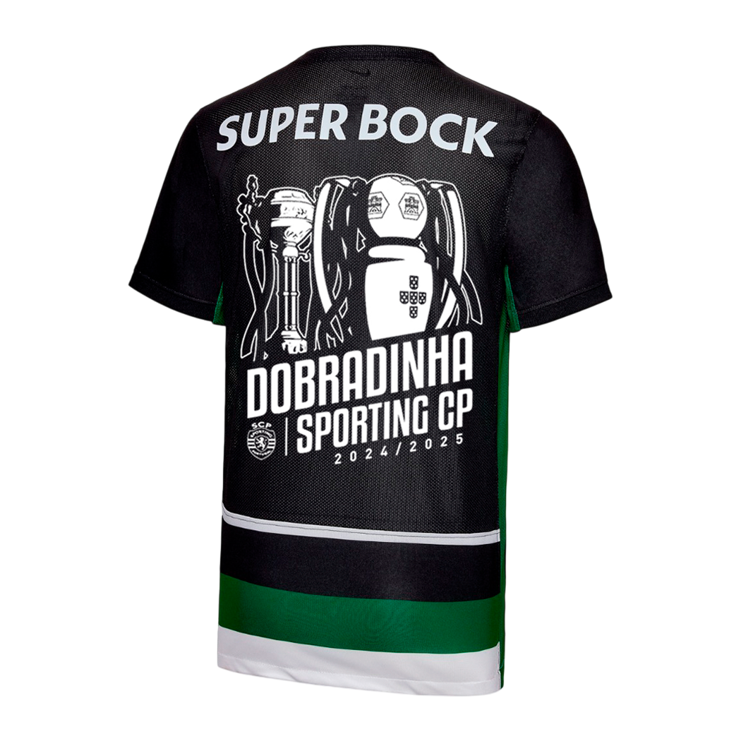 Camisola Sporting Principal DOBRADINHA 2024/25 - MODELO EXCLUSIVO! 🦁🏆🏆
