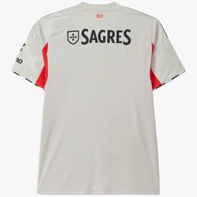 Conjunto Infantil Benfica Alternativa Bege 2025/26 - ÚLTIMAS UNIDADES! 🔥🦅